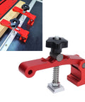 Must Have 6061 Aluminum T Track Hold Down Clamp Mini Stop Block for Woodworking and Metalworking, red anodized aluminum clamp