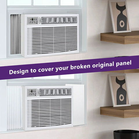 Energy Saving Window Air Conditioner Foam Insulation Panels 2 Pack Side Panel Kit Seals Gaps for Summer and Winter Heat Draft Protection