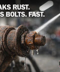 Penetrating Oil Spray For Stuck Bolts And Seized Hardware Heavy Duty Rust Busting Penetrant Fast Acting Deep Penetrating Lubricant used on rusty bolt