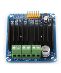 Dual Channel H Bridge Motor Driver Board 5V To 12V 0 To 30A DC Motor Controller for robot with heat sink and components