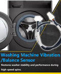 Washing Machine Vibration Balance Sensor Replacement CY120 3D Switch Front Load Washers Easy Install Direct Fit OEM Replacement Part Compatible with WM3555HWA WM1455HWA WV10 WV9 WV7 WV6 WV5 Series, front load washer sensor with cable