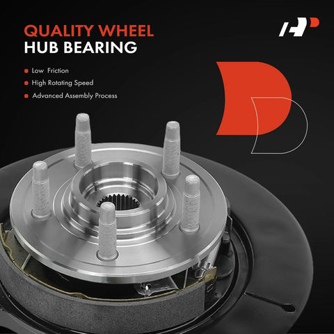 Rear Right Steering Knuckle And Wheel Bearing Hub Assembly For Ford Explorer 2006-2010 close-up view