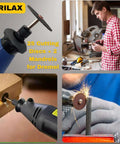 Metal Cutting Discs For Rotary Tools 25 Piece Cut Off Wheel Set with double reinforced fiberglass in use for metal cutting and DIY projects.