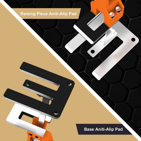 Heavy Duty Arm Jack Lifter 2 Pack Made From Tough Stainless Steel And Aluminum Alloy Handles with anti-slip pads for secure lifting tasks.