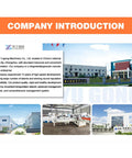 Company introduction with images of Henan Yugong Machinery Co. buildings and manufacturing facilities in Zhengzhou.