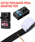 Heavy Duty Guitar Pedalboard Mounting Tape With Adhesive Hook And Loop Strips Keeps Effects Pedals Secure On Your Board