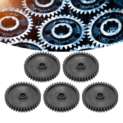 Five Pack Steel Servo Spur Gears With 24 Tooth Internal Spline And 0.8 Module For Precision Drive Systems, Tough As Nails High Strength Gear Set For Industrial Machinery, Durable Construction And Smooth Torque Transmission.