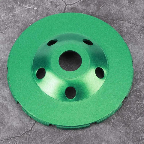Double Row Diamond Grinding Wheel Disc For Concrete Granite Marble Polishing And Smoothing, Grindin Tough Masonry Stone