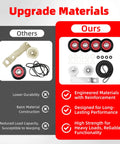 Comparison of other kits and All In One Dryer Repair Kit For Maytag Bravos XL And Whirlpool Duet Includes 661570V Belt