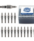 25 Pack Archery Arrow Tips 100 Grain Field Points Screw In For Recurve And Compound Bows Carbon Steel Silver Arrowheads