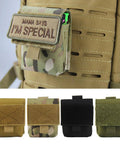 Outdoor Utility Gear Bag Pouch With Cigarette Holder Case And Belt Clip Hiking And Camping Belt Organizer in khaki