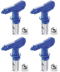 Four Reversible Airless Paint Sprayer Tips Set 215 315 417 523 For Home DIY Projects Decks And Fences Replacement Nozzles with seals