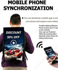 Heavy Duty 21.5 Inch Digital Signage Backpack Loaded With Android 14 OS Full Hd 1080p Ips Monitor And Crisp 400 Nits Kickass Mobile Ad Board Hustle Ready Marketing Gear with discount display and mobile sync.