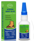 Waterproof Cowboy Boots Glue For Muck And Hiking Shoes, Suede Repair Adhesive With Quick Set Bond For Heels And Soles, product bottle and packaging, 25g size.