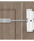 Gate Opener Kit With Universal Extension Spring Door Closer And Automatic Gate Lock Heavy Duty Aluminum Alloy Construction