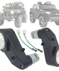 Two Pack 12V RS550 High Speed Replacement Motors For Kids Electric Ride On Cars Jeeps And SUVs 40000 RPM 12mm Shaft