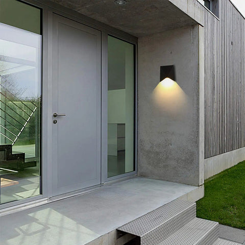 10W 3000K Waterproof IP65 Indoor Outdoor Wall Sconce LED Light Fixture for exterior modern wall mount outdoor lamp on patio wall