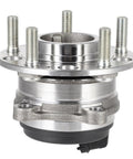 Front view of Rear Wheel Bearing Hub Assembly With ABS For 2016-2020 Kia Sorento, 2020-2023 Kia Telluride, And 2020-2023 Hyundai Palisade FWD