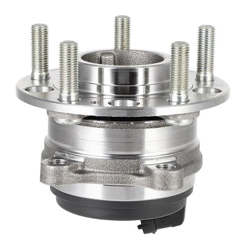Front view of Rear Wheel Bearing Hub Assembly With ABS For 2016-2020 Kia Sorento, 2020-2023 Kia Telluride, And 2020-2023 Hyundai Palisade FWD