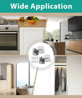 Image showcasing the Two Piece Adjustable Pie Cut Corner Cabinet Hinge With Heavy Duty Nickel Plating And Quick Height Tuning for versatile installation.
