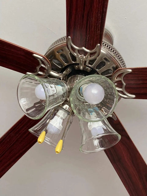 Clear Hammered Bell Glass Shade For Ceiling Fans Replacement Glass Globes Light Covers Two And One Eighth Inch Fitter Pack Of Four