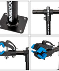 Heavy Duty Bike Repair Stand With Bench Mount For Road And Mountain Bikes Easy Clamp And Quick Release Garage Ready Workbench