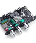 Bluetooth 5.3 Mono Amplifier Board with TWS boost, 100W output, treble and bass control, USB Aux and Bluetooth input for projects