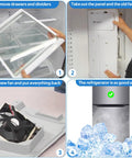 Upgraded OEM Beefed Up Refrigerator Evaporator Fan Motor With Sponge installation steps and ice cooling results.