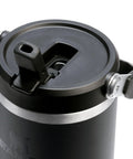 Heavy Duty 30 Oz Vacuum Insulated Tumbler With Flip Straw Lid showcasing leakproof flip lid for secure seal.