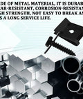Hot Rod Ready M4.2 Fender Liner Screw Bolts And U Nut Clips For Garage Upgrade Universal Hex Head Fastener showing metal clips and screws.