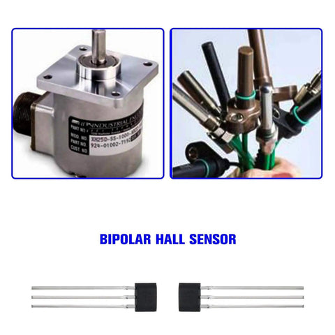 Bipolar Hall Effect Sensor 41F To 92S 3 Pin Magnetic Detector With SS41F 0H41 SH41 S41 For Electric Vehicle Motors And Industrial Pro Grade Gear 4.5V To 24V Open Collector Output And Wide Temp Range