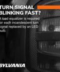 Sylvania LED turn-signal load equalizer, automotive electrical accessory, pack of 2