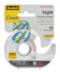 Double Sided Craft Tape 1/2 Inch Wide By 300 Inch Long Permanent Adhesive For Scrapbooks, Cards, School Projects, And Paper Crafts
