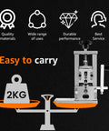 Manual Wire Stripper Machine For Scrap Cables next to 2kg weight on scales, easy to carry, promotes durability and versatility.