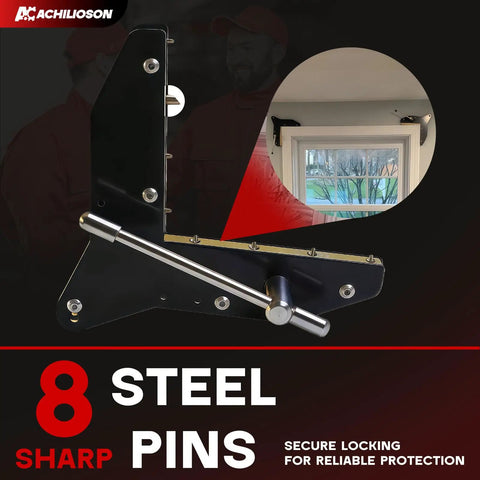 Heavy Duty Woodworking Miter Clamps For Precision Corner Joints In Window And Door Casing, Picture Frames And Cabinet Trim, Pro Grade Steel And Brass Build, Rust Resistant, Multi Use Clamp Set For Tight Seams, 8 steel pins
