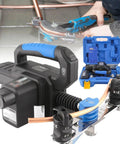 Acivirdde Cordless 220V Electric Pipe Bender For Copper Pipes Multi-Function Tube Bending Tool with adjustable molds and accessories.
