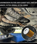 Automatic Transmission Filter Kit Plug And Play Compatible With Nissan Altima Rogue Sentra Versa Juke Kicks Maxima And Infiniti QX50 QX55 Gearbox Oil Filtration System Replacement OEM 0440455