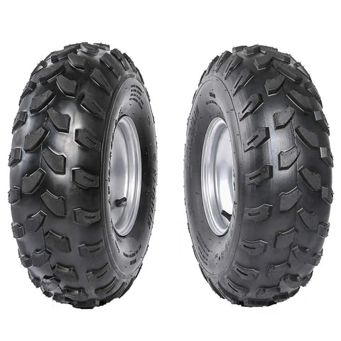 Pair of 19 by 7 8 tubeless wheels from 1 Inch Steel Live Axle Kit With 19 By 7 8 Tubeless Wheels Rims Chain Sprocket And Brake Master Cylinder