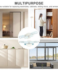 10 Pack Sliding Door Rollers With Premium Nylon Pulley Wheels Complete Replacement Kit For Screen Doors And Patio Closets displayed in various home uses, including sliding doors and cabinets.