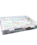 All In One 2300 Piece DIY Electronics Component Kit With ICs, PCBs, Breadboard, clear storage box