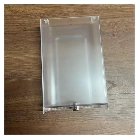 Transparent Water Tank Replacement And Cover Kit For Capsule Coffee Makers F111 EN500, rectangular, durable plastic reservoir.