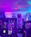 Three Pack 36W Black Light Bars With 5Ft US Plug And On Off Switch For Glow Party Stage Lighting Easy To Use Flicker Free