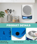 High Precision Digital Lab Scale 1000G Capacity At 0.01G Increments For Lab Jewelry And Kitchen Use with back hook and anti-slip pad