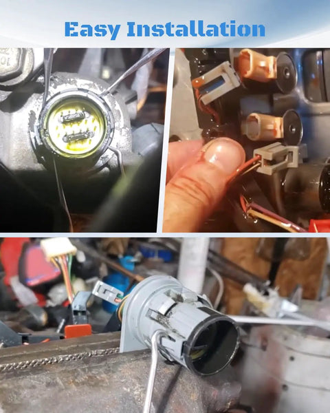 Hot Shot 5 Speed Transmission Wiring Harness For Chevy Duramax Diesel GMC 2004 2005 showing easy installation of connectors.
