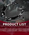 Upgrade Your Ride With This Frenzybro Front Lower Control Arm Kit And Ball Joints For Honda Fit And Insight Cars Perfect Setup For Smooth Handling And Peace Of Mind On The Road Today. black front lower control arms with ball joints