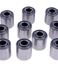 Set of 10 Double Row Planter Bearing 5203KYY2 5203VVAN BeefedUp HD Wheel Bearing With Angular Contact Interchange DAC1640442RS for John Deere