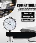 Pro Grade Sleeve Height And Counter Bore Gauge For All Diesel Engines With 0-1.00 Inch Range, dial face visible, hand use