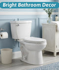 2 Piece Cat Design Toilet Bolt Covers In Crisp White Straight Up Premium Ceramic Screw Caps With Gotta Have Ease Of Installation in modern bathroom