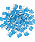 Dope 75 Pack 15 Amp Mini Car Blade Fuses for Cars RVs Trucks SUVs Motorcycles and Boats 32V Fast Acting Automotive Fuses Premium Blue
