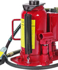 Beefy 20 Ton Bottle Jack With Manual Hand Pump And Air Hydraulic Lift For Auto And Truck Repair Heavy Duty Red Bottle Jack